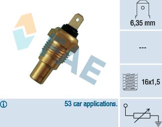 FAE 31310 - Sonde de température, liquide de refroidissement droxauto.com