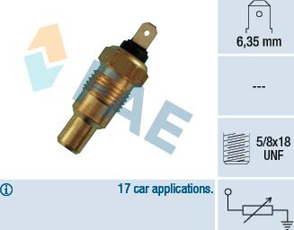 FAE 31250 - Sonde de température, liquide de refroidissement droxauto.com