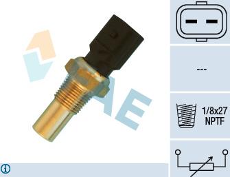 FAE 33540 - Sonde de température, liquide de refroidissement droxauto.com