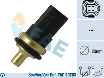 FAE 33781 - Sonde de température, liquide de refroidissement droxauto.com