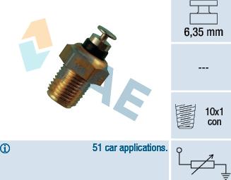 FAE 32180 - Sonde de température, liquide de refroidissement droxauto.com