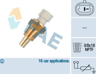 FAE 32711 - Sonde de température, liquide de refroidissement droxauto.com