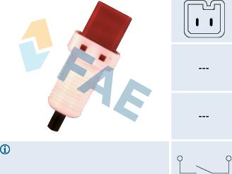 FAE 24896 - Interrupteur des feux de freins droxauto.com