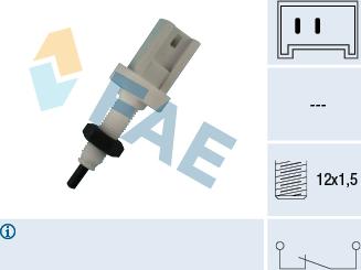 FAE 24370 - Interrupteur des feux de freins droxauto.com