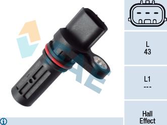 FAE 79402 - Capteur d'angle, vilebrequin droxauto.com