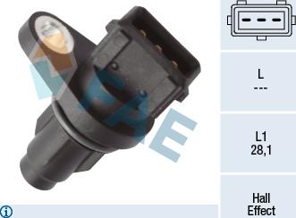 FAE 79436 - Capteur d'angle, vilebrequin droxauto.com