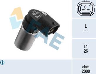 FAE 79428 - Capteur d'angle, vilebrequin droxauto.com
