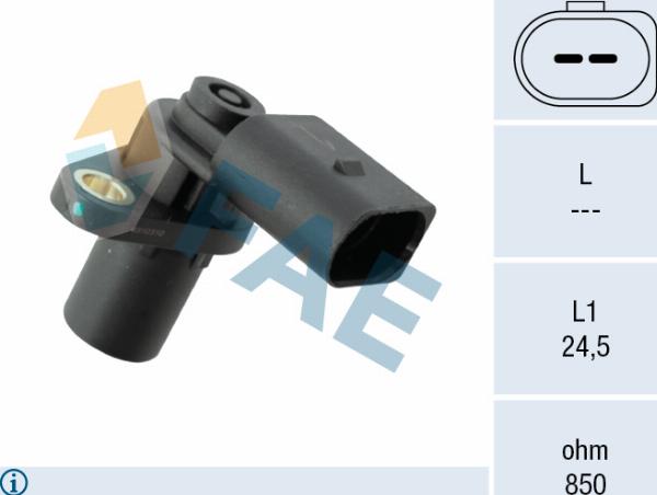 FAE 79476 - Capteur d'angle, vilebrequin droxauto.com