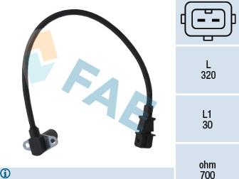 FAE 79014 - Capteur d'angle, vilebrequin droxauto.com