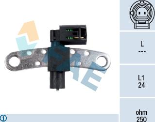 FAE 79028 - Capteur d'angle, vilebrequin droxauto.com