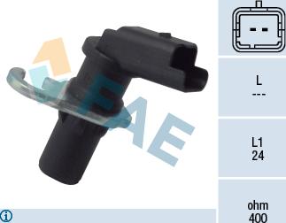 FAE 79120 - Capteur d'angle, vilebrequin droxauto.com