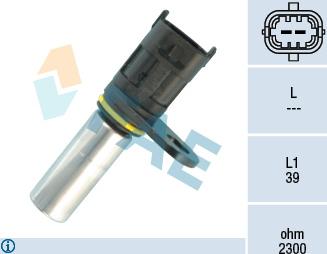 FAE 79128 - Capteur d'angle, vilebrequin droxauto.com
