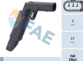 FAE 79178 - Capteur d'angle, vilebrequin droxauto.com