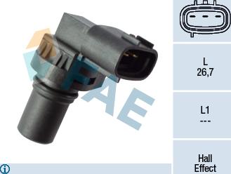 FAE 79392 - Capteur d'angle, vilebrequin droxauto.com