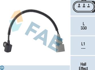 FAE 79341 - Capteur, position d'arbre à cames droxauto.com