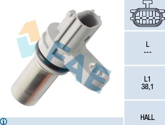 FAE 79380 - Capteur d'angle, vilebrequin droxauto.com