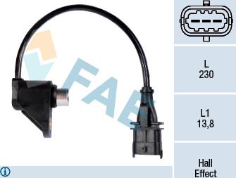 FAE 79229 - Capteur, position d'arbre à cames droxauto.com