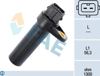 FAE 79221 - Capteur d'angle, vilebrequin droxauto.com