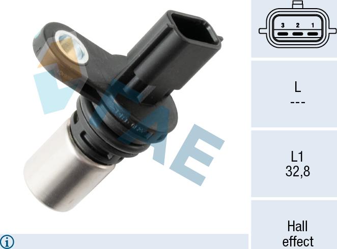 FAE 79271 - Capteur d'angle, vilebrequin droxauto.com