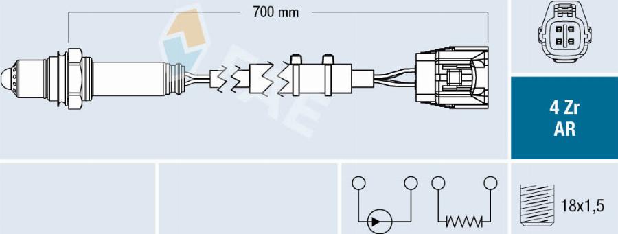 FAE 75652 - Sonde lambda droxauto.com