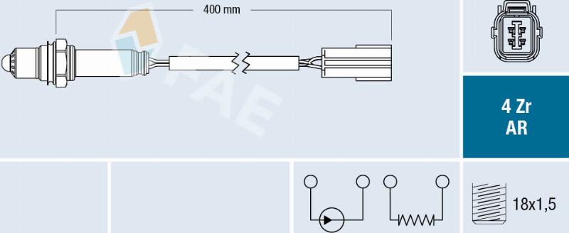 FAE 75607 - Sonde lambda droxauto.com