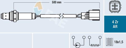 FAE 75618 - Sonde lambda droxauto.com