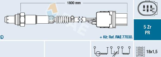 FAE 75054 - Sonde lambda droxauto.com