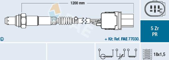 FAE 75050 - Sonde lambda droxauto.com