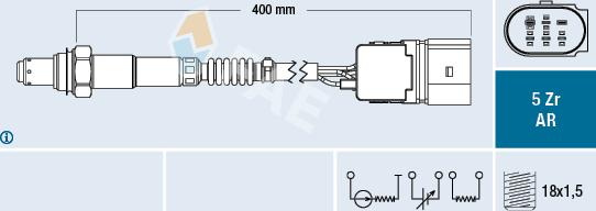 FAE 75020 - Sonde lambda droxauto.com