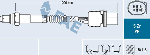 FAE 75120 - Sonde lambda droxauto.com