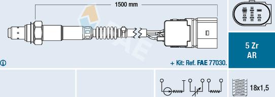 FAE 75351 - Sonde lambda droxauto.com