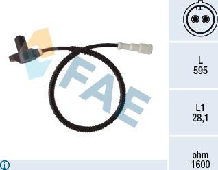 FAE 78400 - Capteur, vitesse de roue droxauto.com