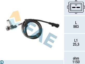 FAE 78401 - Capteur, vitesse de roue droxauto.com