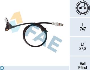 FAE 78413 - Capteur, vitesse de roue droxauto.com