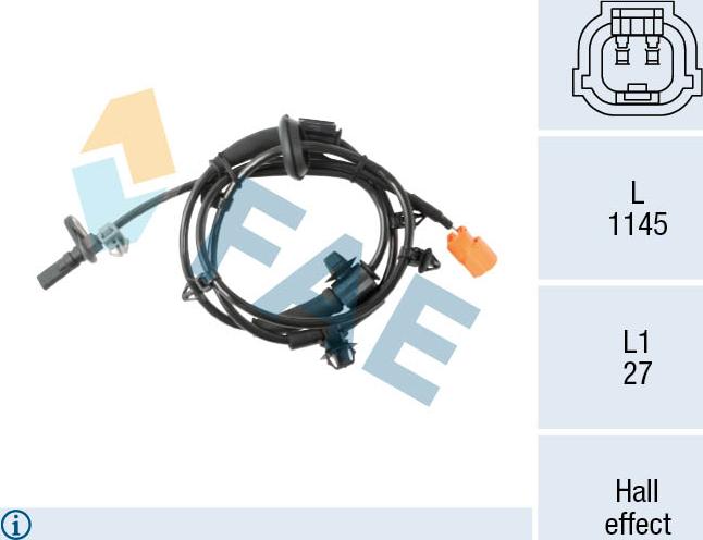 FAE 78594 - Capteur, vitesse de roue droxauto.com