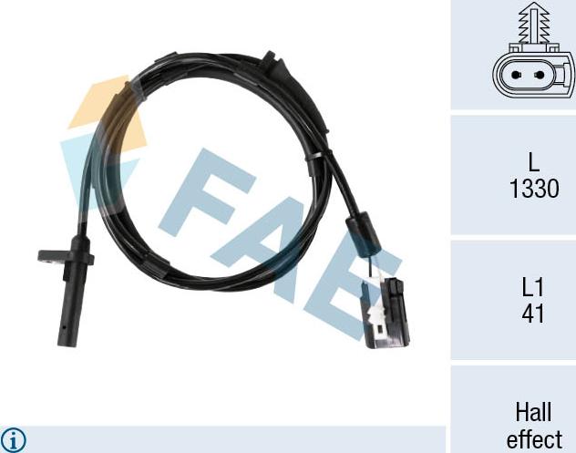 FAE 78545 - Capteur, vitesse de roue droxauto.com