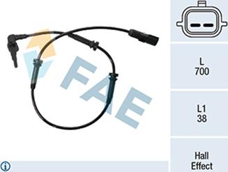 FAE 78503 - Capteur, vitesse de roue droxauto.com