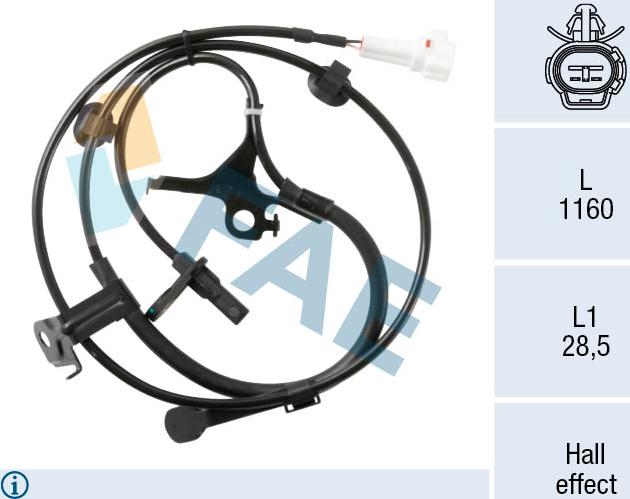 FAE 78581 - Capteur, vitesse de roue droxauto.com