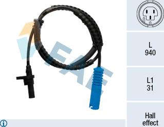 FAE 78536 - Capteur, vitesse de roue droxauto.com