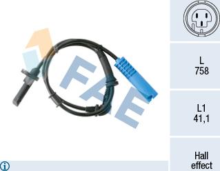 FAE 78531 - Capteur, vitesse de roue droxauto.com