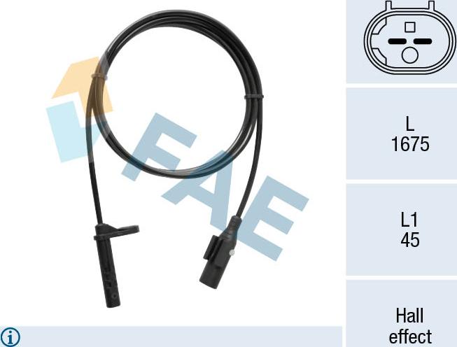 FAE 78521 - Capteur, vitesse de roue droxauto.com