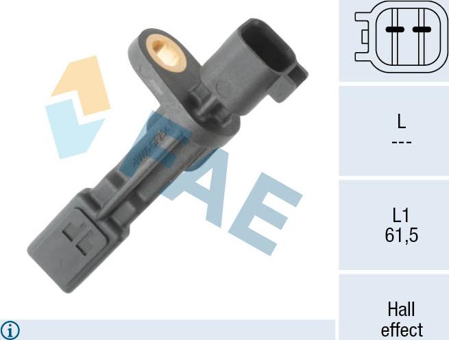 FAE 78601 - Capteur, vitesse de roue droxauto.com