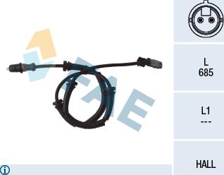 FAE 78095 - Capteur, vitesse de roue droxauto.com