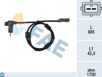 FAE 78091 - Capteur, vitesse de roue droxauto.com