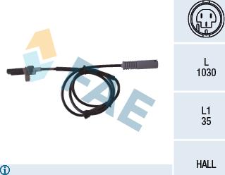 FAE 78043 - Capteur, vitesse de roue droxauto.com