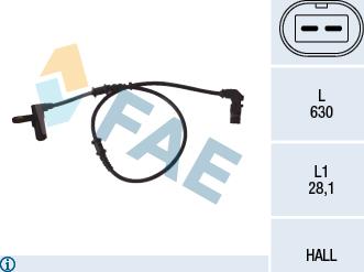 FAE 78052 - Capteur, vitesse de roue droxauto.com