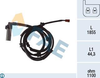 FAE 78069 - Capteur, vitesse de roue droxauto.com