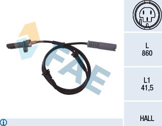 FAE 78009 - Capteur, vitesse de roue droxauto.com