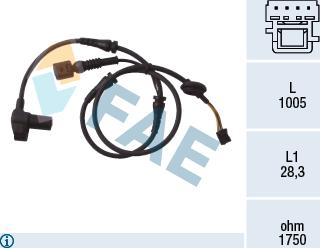 FAE 78004 - Capteur, vitesse de roue droxauto.com