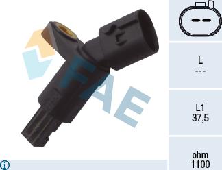 FAE 78016 - Capteur, vitesse de roue droxauto.com
